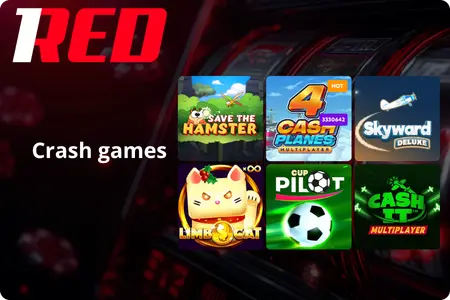 1Red Casino Crash games overzicht