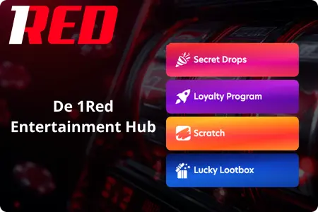 1Red Entertainment Hub met promoties en loyaliteitsprogramma