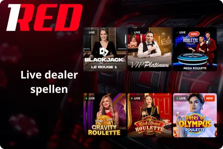 1Red Casino Live Dealer spellen
